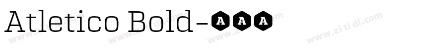 Atletico Bold字体转换